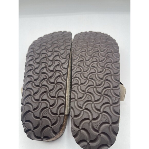 Birkenstock Boston Clogs Shoes Unisex Taupe Suede Casual Size EU 39 US 8 New - Picture 7 of 8